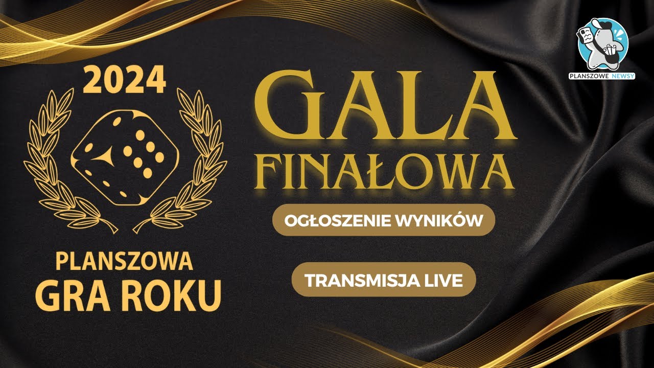 Planszowa Gra Roku 2024 - ogłoszenie wyników || Gala finałowa || Live