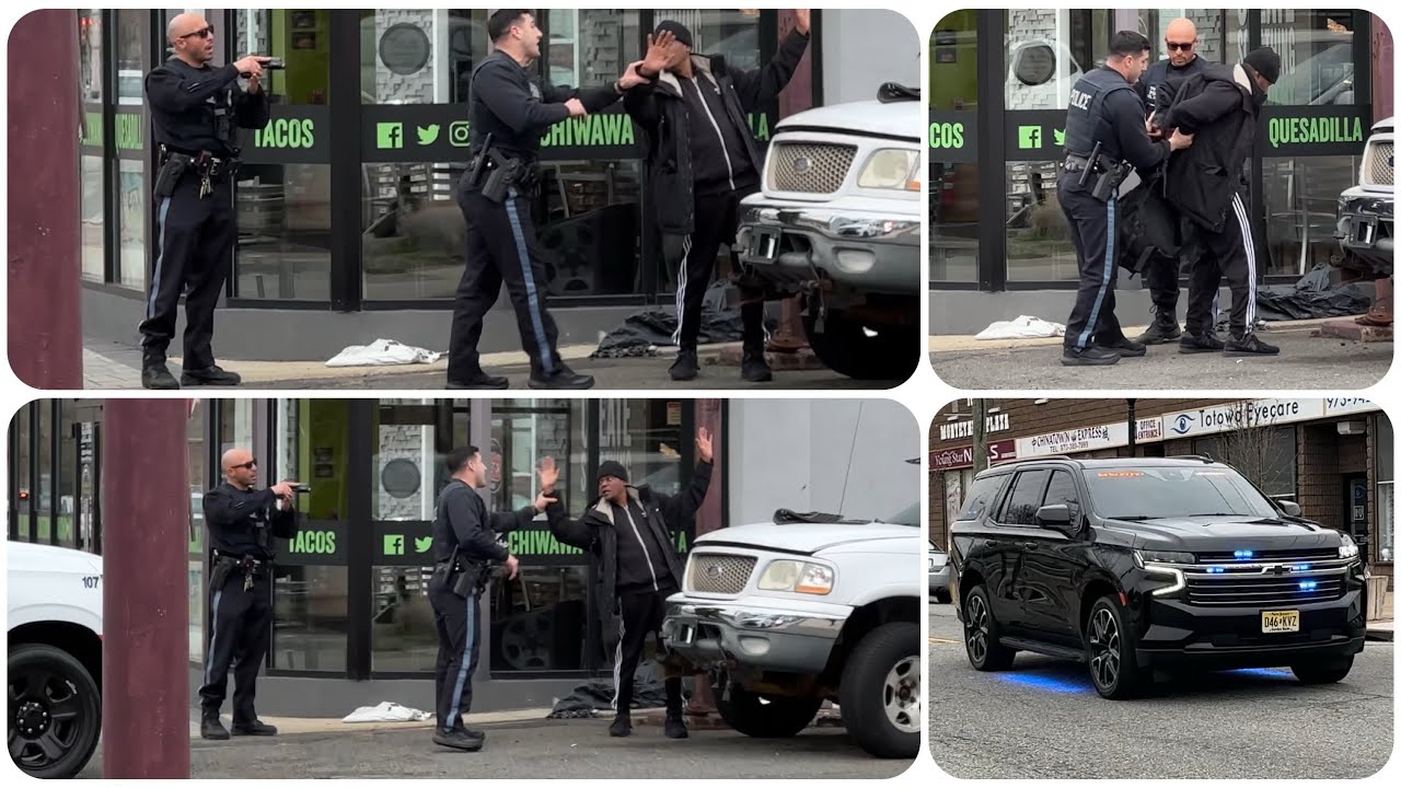 *Suspect Held At Gunpoint* Totowa Police Responding & Arresting Suspect With Possible Gun 3/22/23