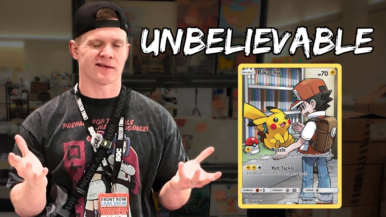 DEMAND FOR POKEMON CARDS IS AT AN ALL-TIME HIGH | Pokémon Vendor POV Pasadena Front Row Card Show