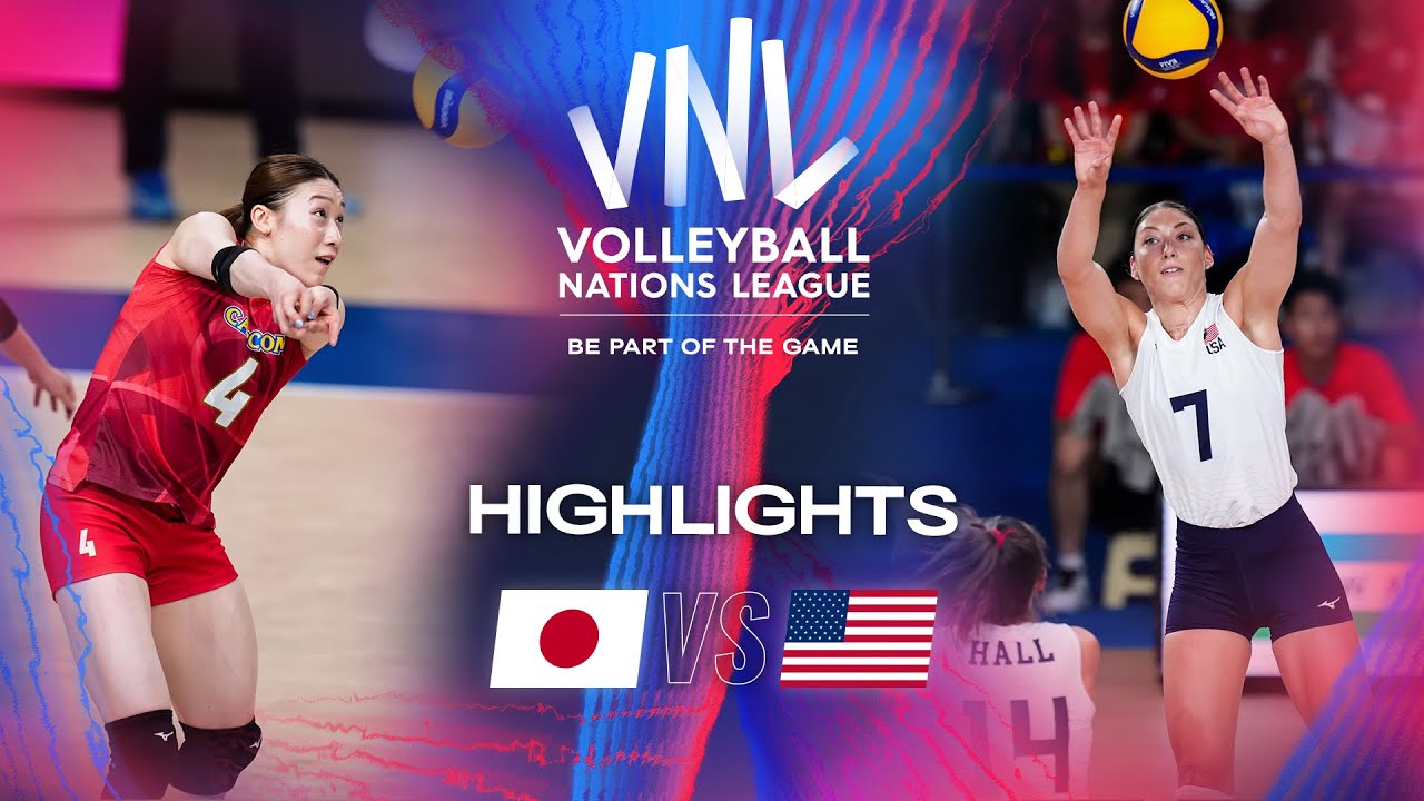 🇯🇵 JPN vs. 🇺🇸 USA - Highlights | Week 3 | Women's VNL 2024