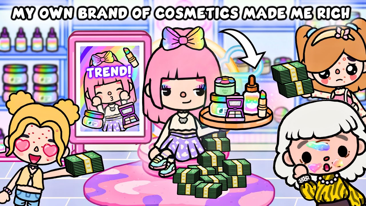 My Own Brand Of Cosmetics Made Me Rich 🤑💄| Toca Boca | Toca Life Story