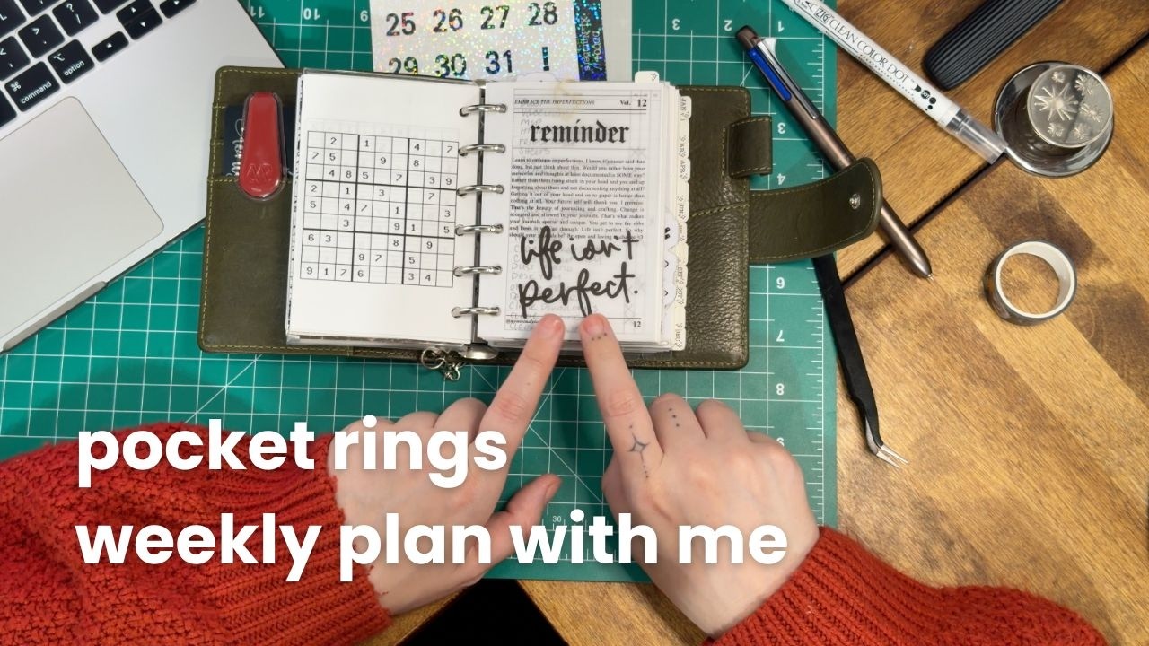 Pocket Rings // Weekly Plan With Me