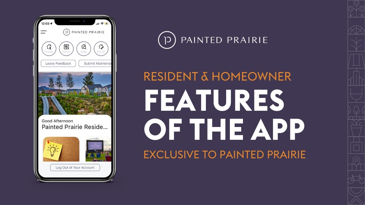 Painted Prairie's App | Features for Residents & Homeowners