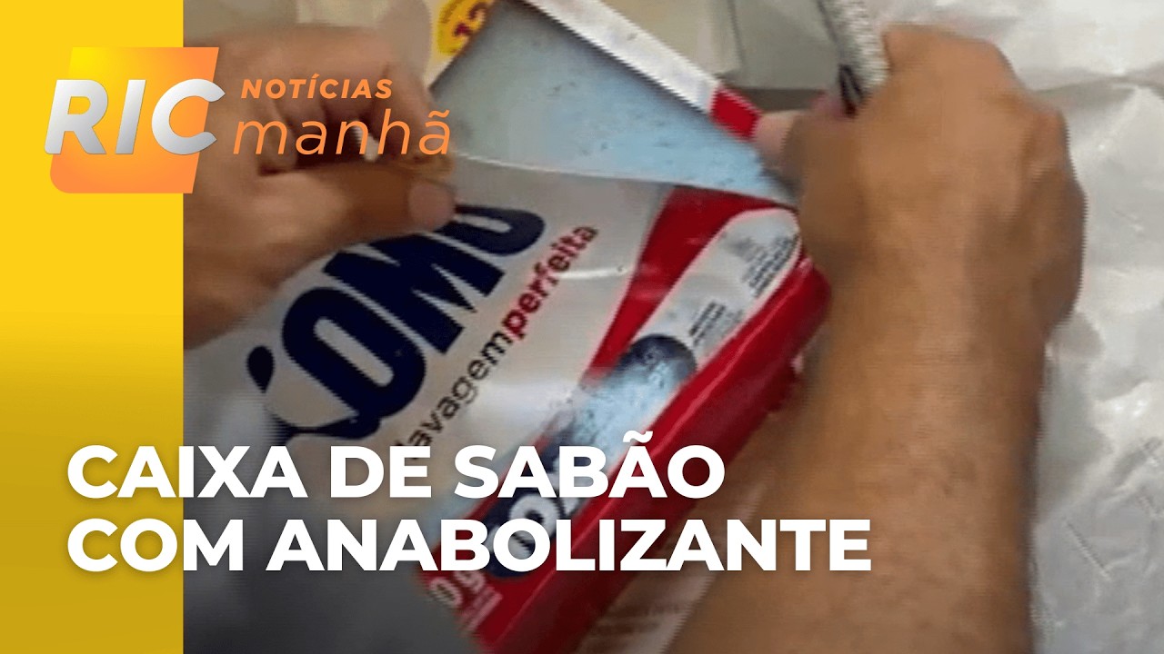 Caixa de sabão virou esconderijo para contrabandista! Receita acha canetas emagrecedoras