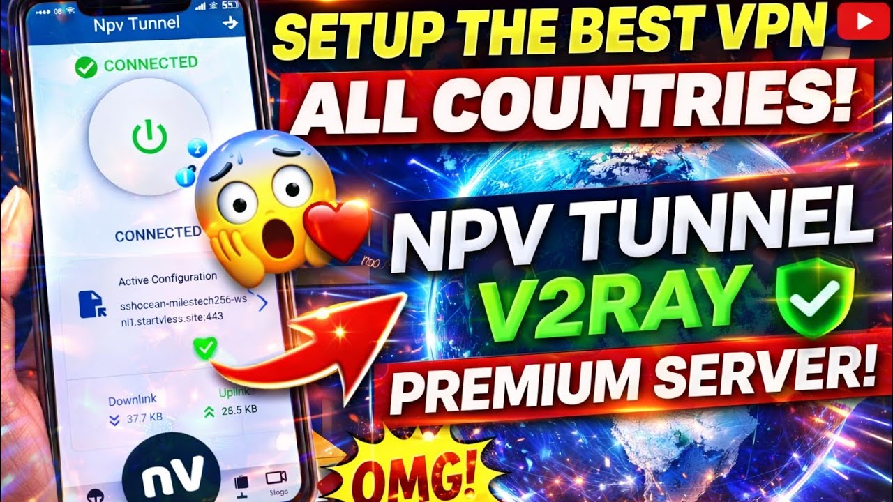 How to Create NPV Tunnel Config | V2Ray Method 2026 