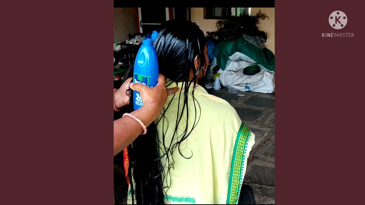 500 ml full bottle heavy heavy hair oiling challenge💆 🤟accepted//💆👧