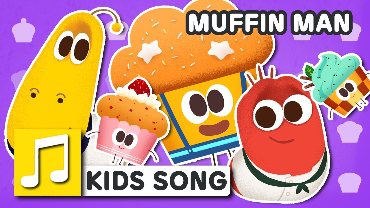 [Nursery Rhyme] MUFFIN MAN - English - Larva KIDS song