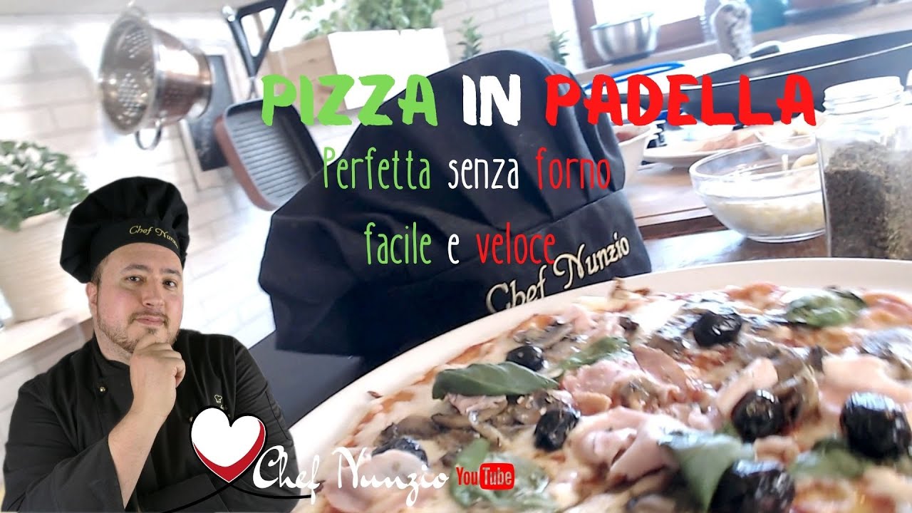 Pizza in padella. Perfetta senza forno facile e veloce  #chefnunzio