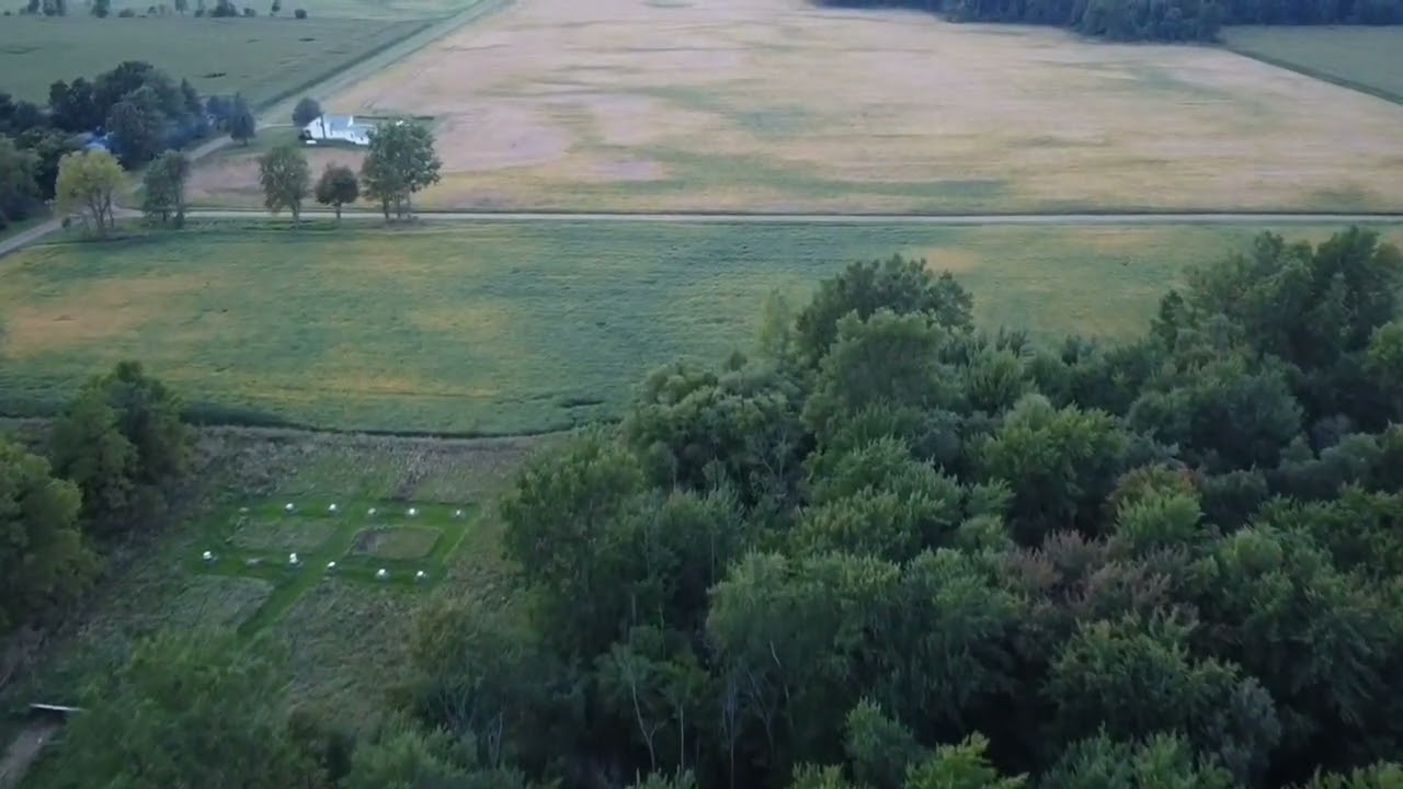 Flying Over The Farm With My New Drone