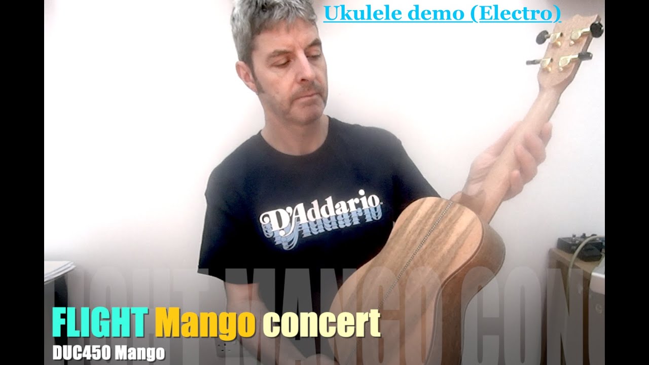 Flight MANGO ukulele (DUC450 Concert) DEMO