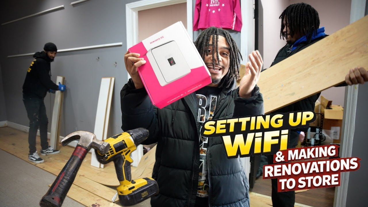 Day In The Life Ep :5 ( Setting Up Wifi + Renovations)