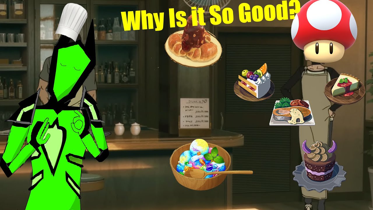 Why do fictional foods look so good?