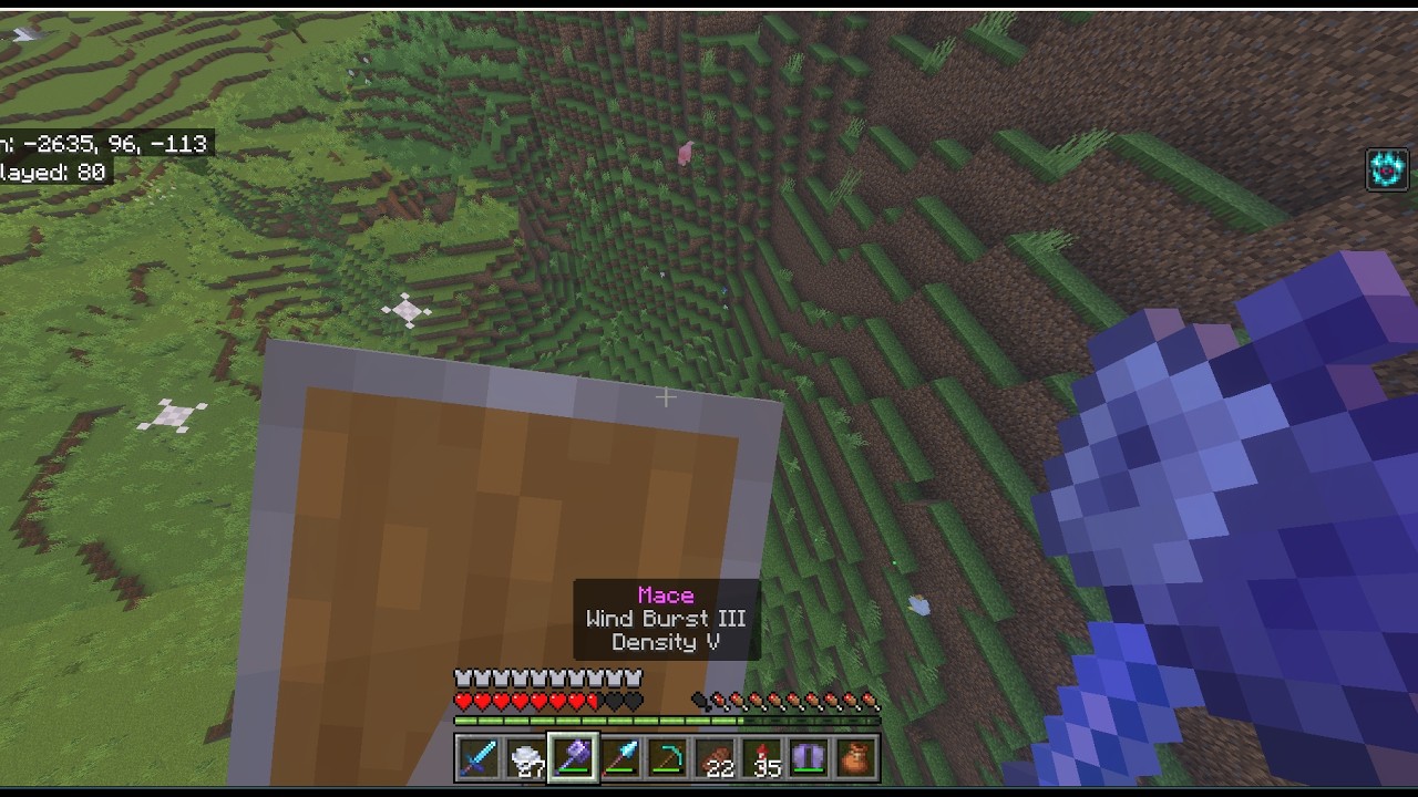 I got the Mace in my Minecraft realm
