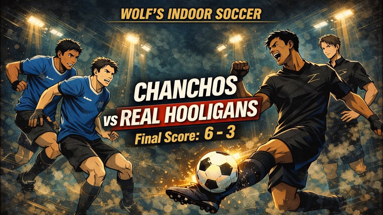 Chanchos vs Real Hooligans – Champs Stunned! | 6–3 Statement Win | Sunday Night Men’s League
