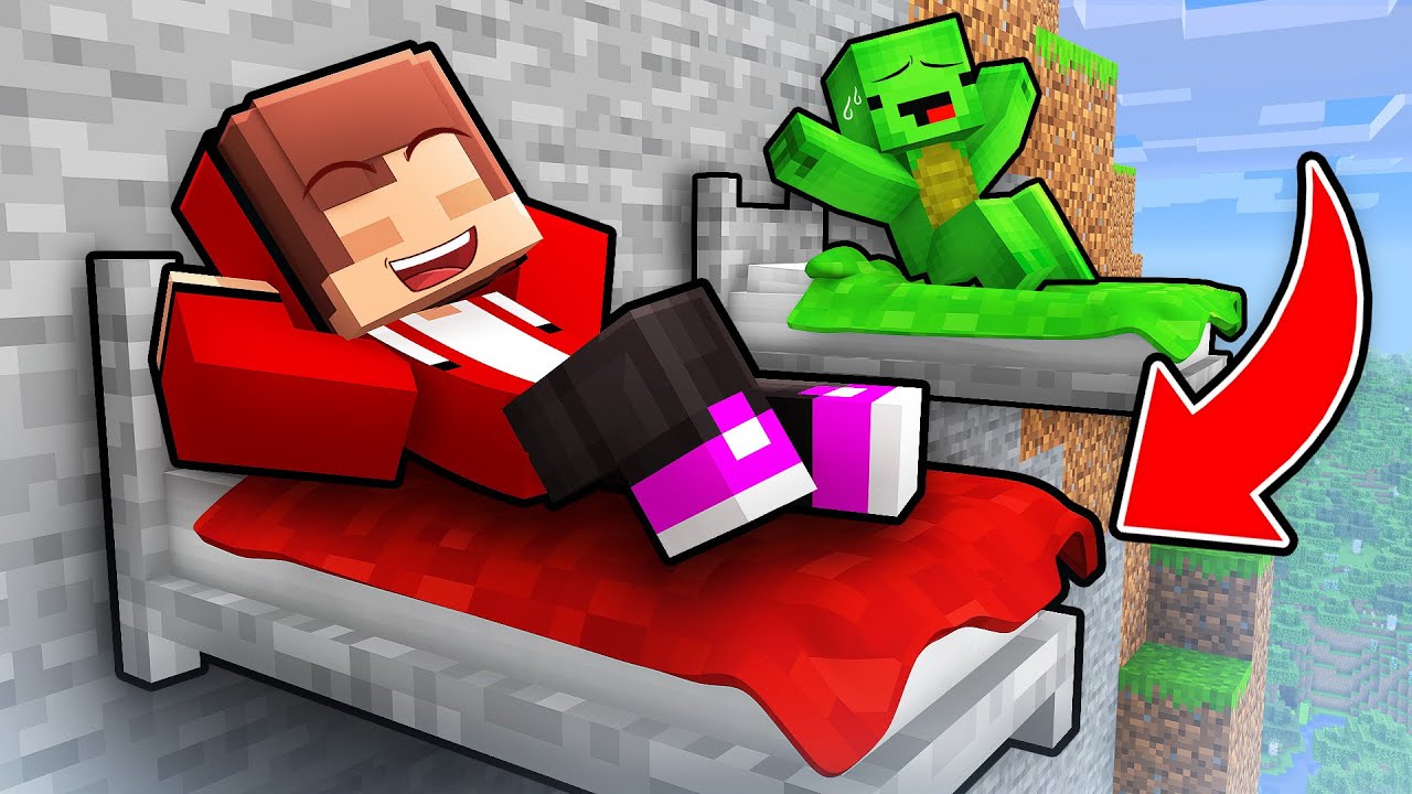Each Time Mikey and JJ Wake Up in Different Places in Minecraft (Maizen)