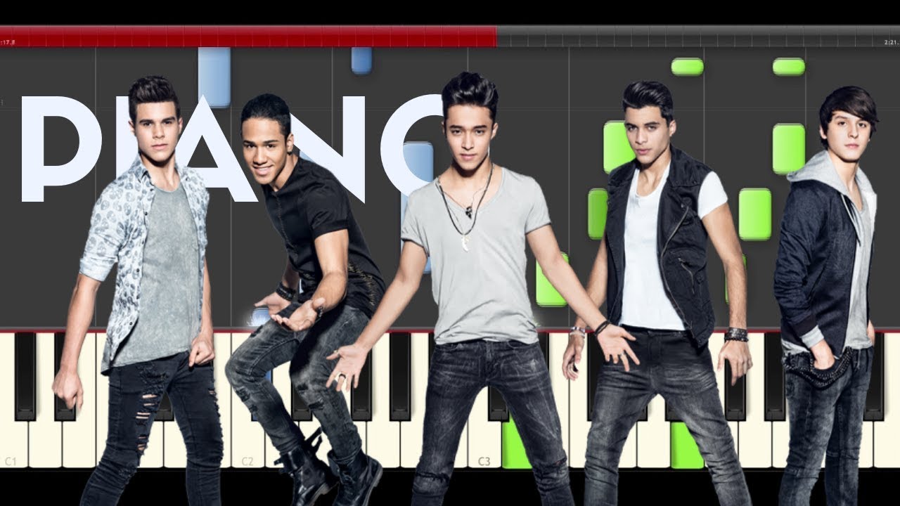CNCO Pretend Piano Midi tutorial Sheet app Cover Karaoke