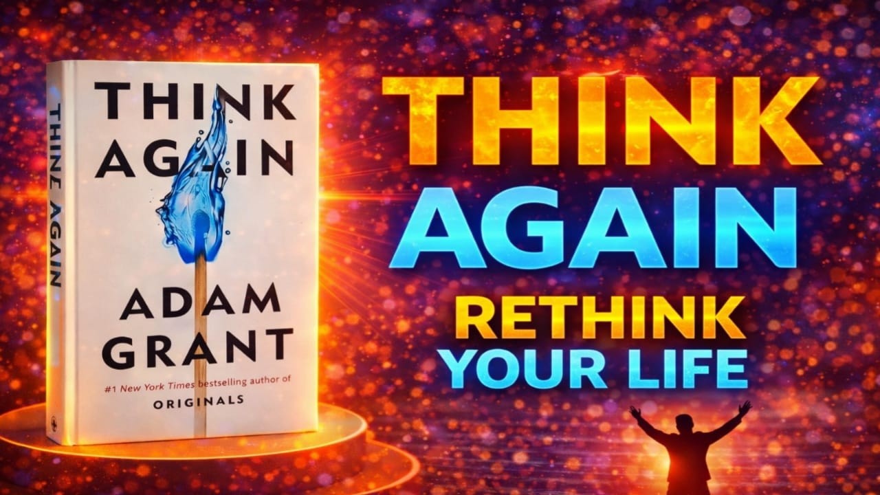 THINK AGAIN 💥 Smart लोग अपनी सोच कैसे बदलते हैं? | Powerful Book Summary