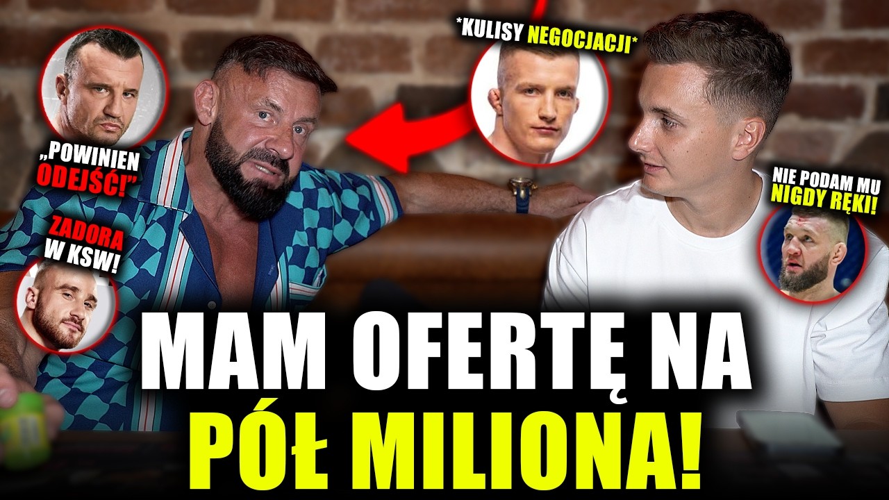 ARTUR GW&Oacute;ŹDŹ Z OFERTĄ WALKI NA STOLE! 