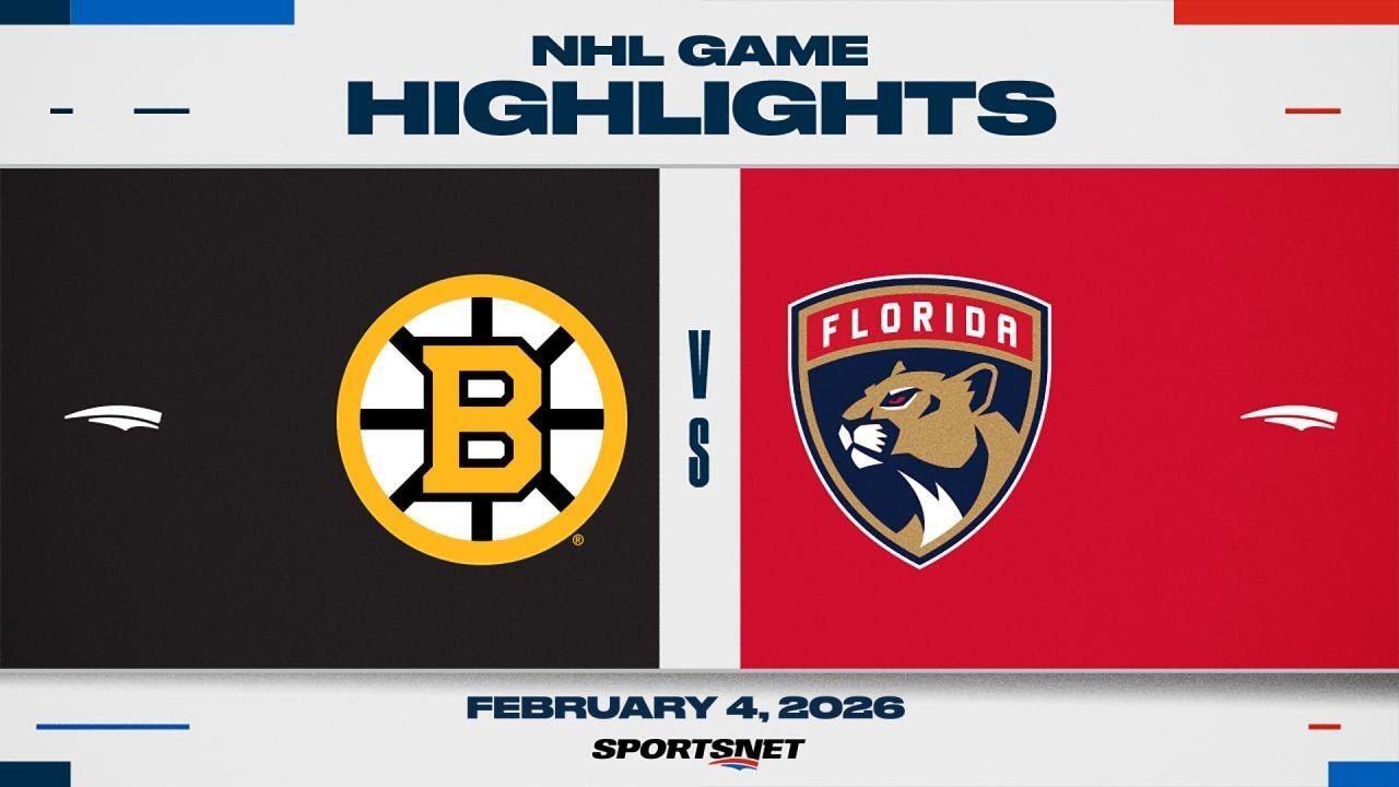 NHL Highlights | Bruins vs. Panthers - February 4, 2026
