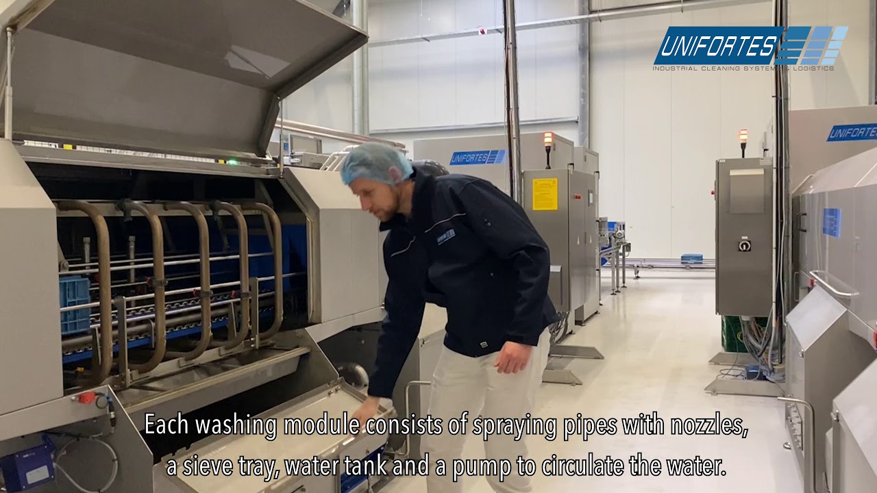 Unifortes - Crate washing at Growers United