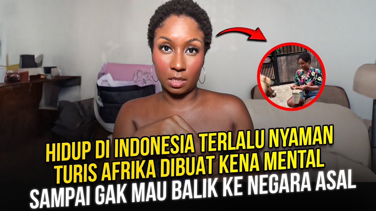 Kehidupan di Indonesia Disorot Orang Afrika! Ternyata Hidup di Indonesia Jauh Lebih Manusiawi