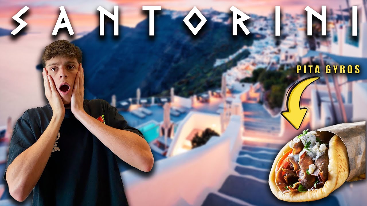 l'ISOLA più BIANCA D’EUROPA - SANTORINI TOUR COMPLETO (CIBO/LOCATION/ROOM TOUR) - PARTE 1
