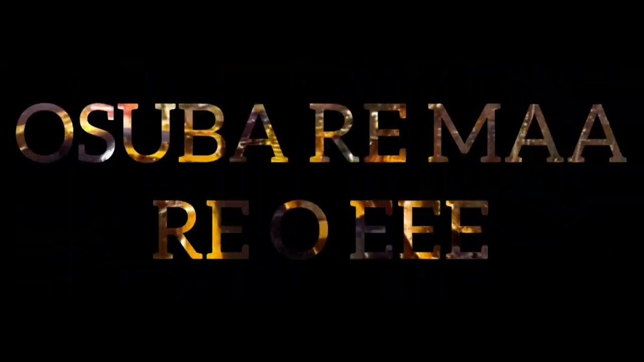 Osuba re maa re o- COVER by Kennyvision