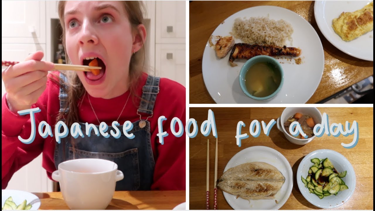 Eating Japanese food for a day