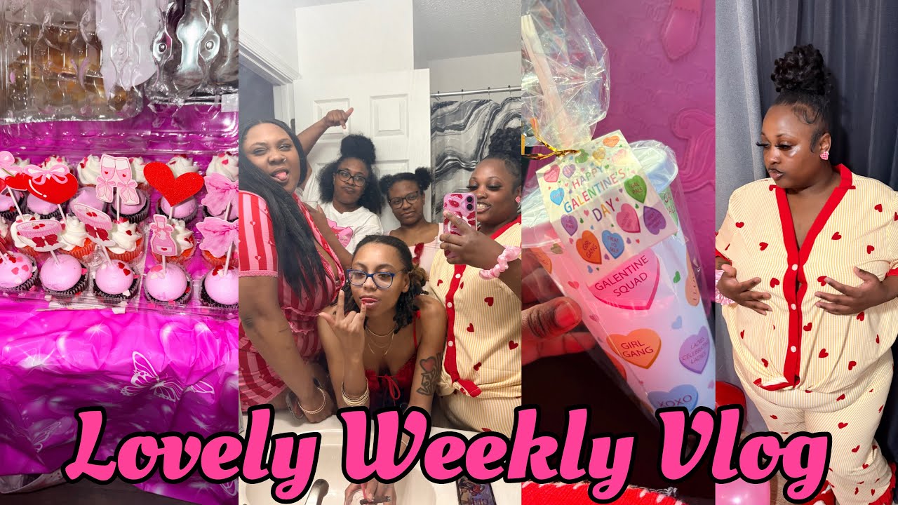Vlog: Galentine, Dilly dailing, DIY outfit, At home maintenance, lil cousin birthday + more !! 