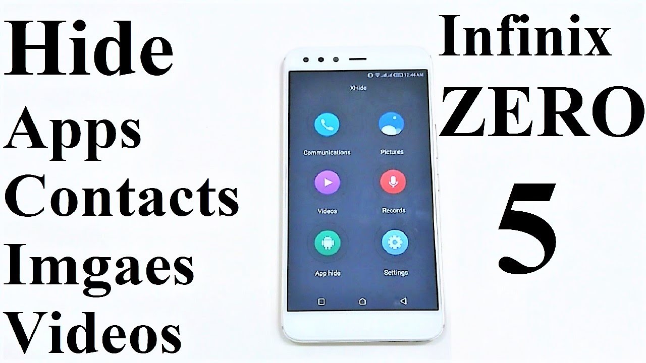 How to Hide Apps, Contacts, Images, Videos in Infinix ZERO 5, NOTE 4 or ANY Infinix Smartphone