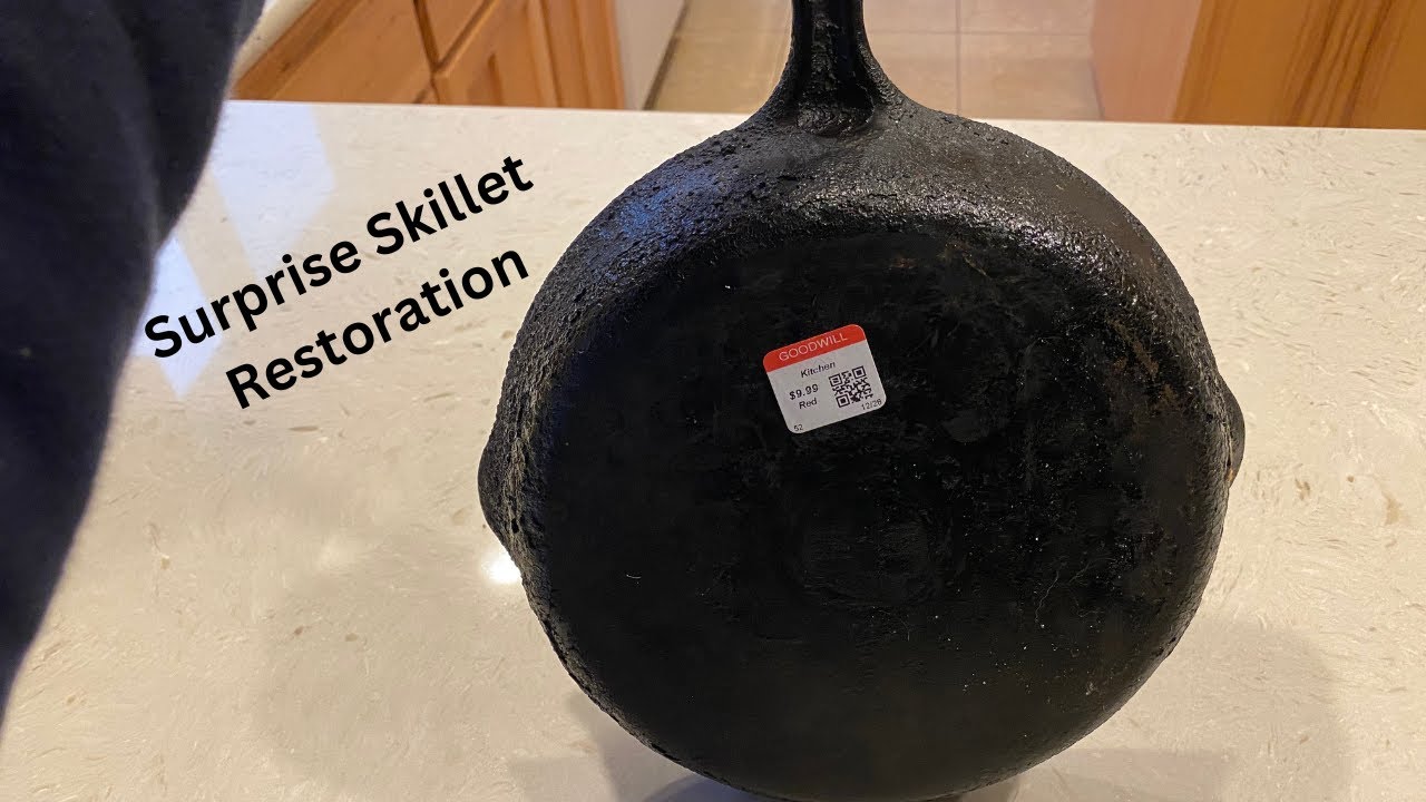 Surprise Cast Iron Skillet Restoration