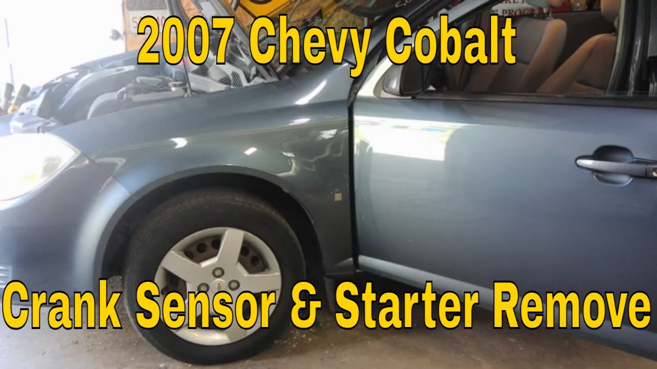 2007 Chevy Cobalt - Hit Bumps and Cuts Off - Crank Sensor