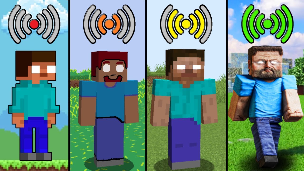 Herobrine with different Wi-Fi in Minecraft Experiment
