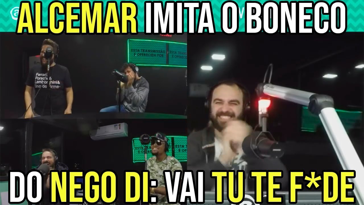 Alcemar Imita O Boneco Do Nego Di: 