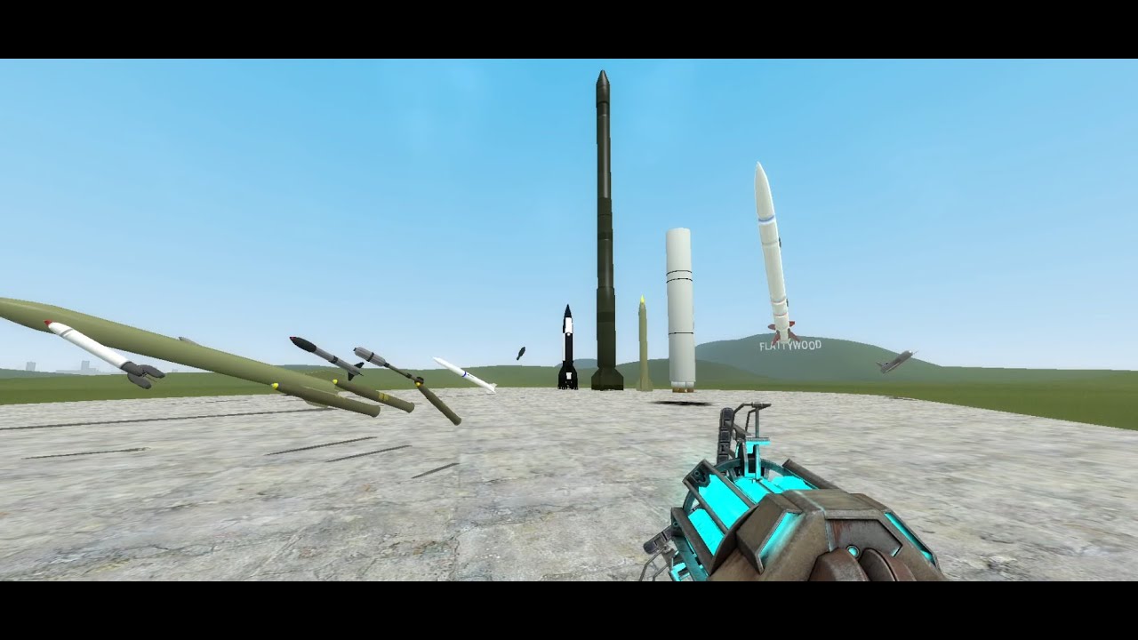 Garry's Mod  rocket test   cluster nuke Why!