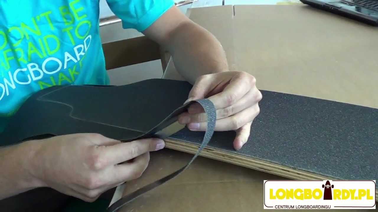 Jak nakleić grip tape na longboard | Longboardy.pl