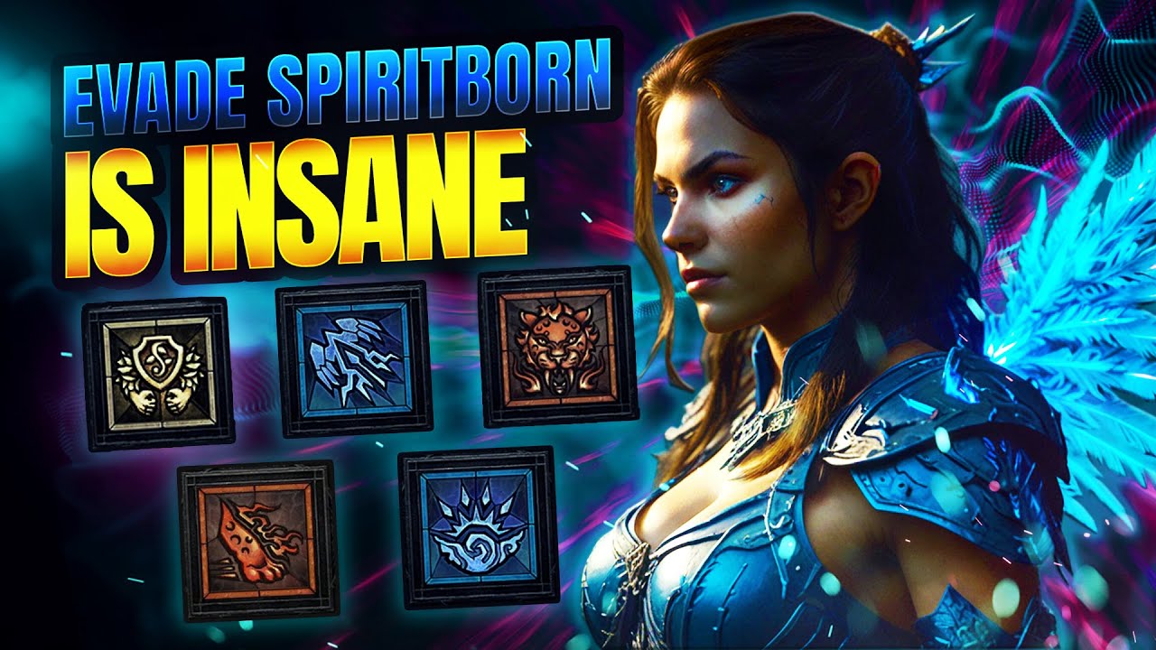 The NEW BEST Spiritborn Levelling 1-60 Build (Evade Spiritborn Is INSANE AGAIN) | Diablo 4 S9