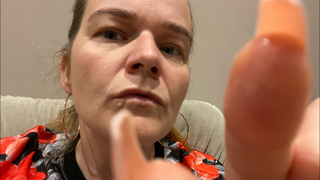 ASMR - There’s something in your eye - (real camera touching with long nails)