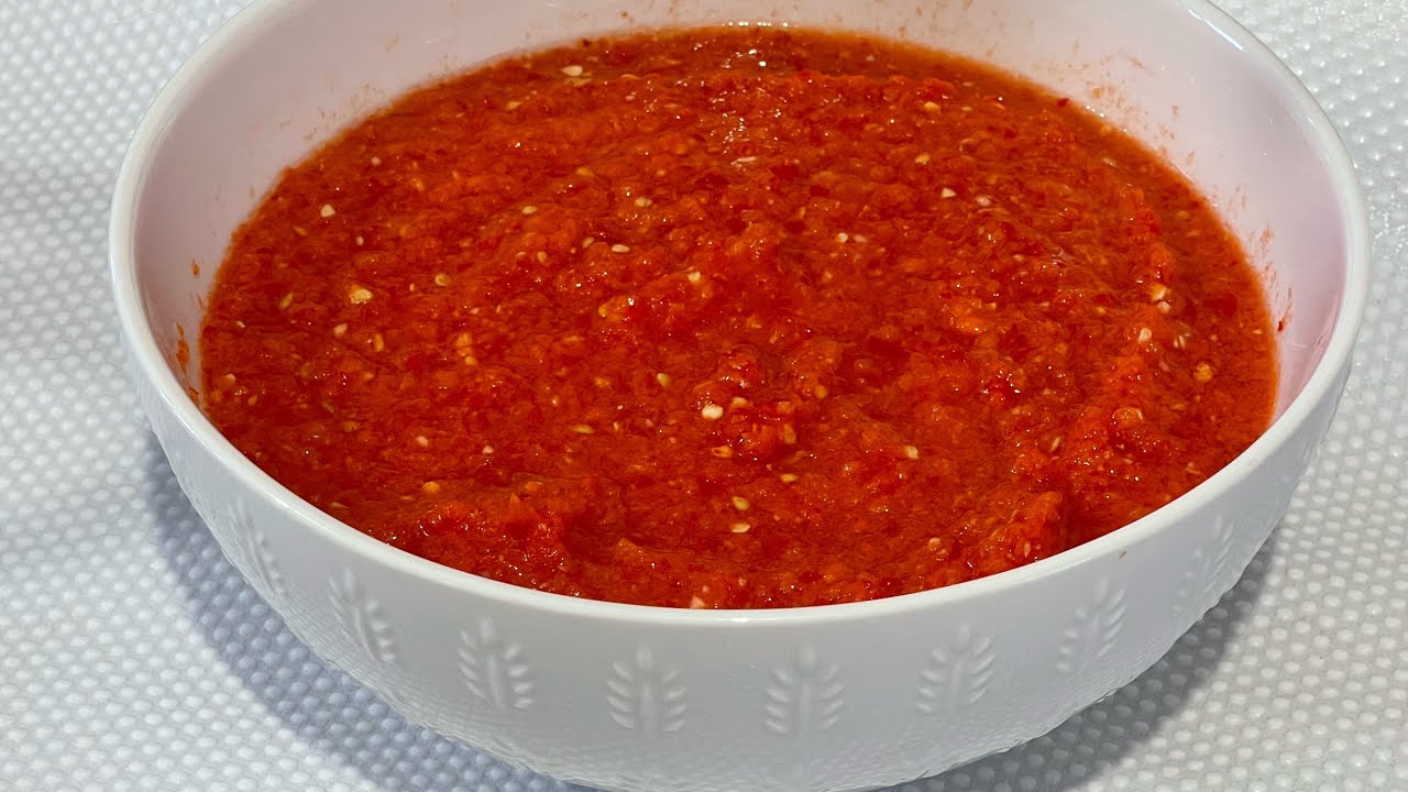 Afghan Red Chutney #چتنی سرخ یا چتنی مرچ وبادنجان رومی#افغانی #سور چتنی##سرخ چتنی
