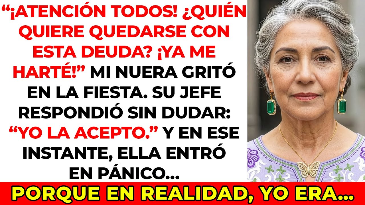 Mi nuera gritó en plena fiesta: “¿Alguien quiere hacerse cargo de esta carga?”… y después entró en…