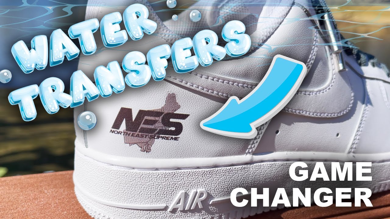 Easily Add Logos & Graphics to your Sneakers with Water Transfer Labels - GAME CHANGER!