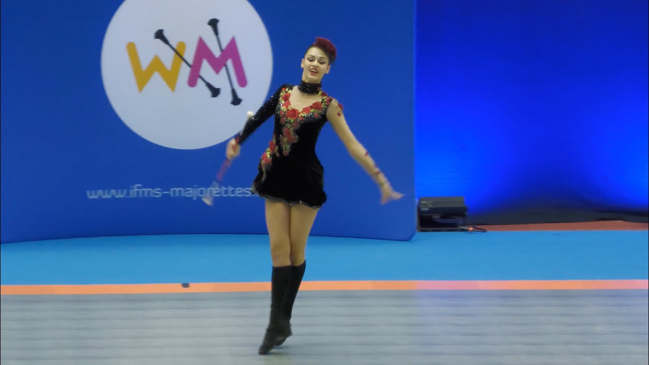 Majorettes *ZARA Racibórz* solo BATON senior / Mažoretky- Ostrava 2025 WM Championship