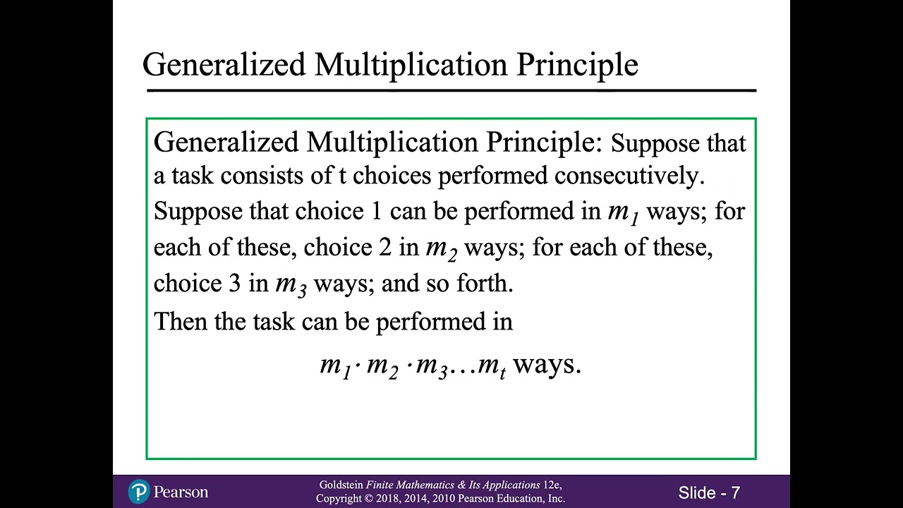 5.4 The Multiplication Principle