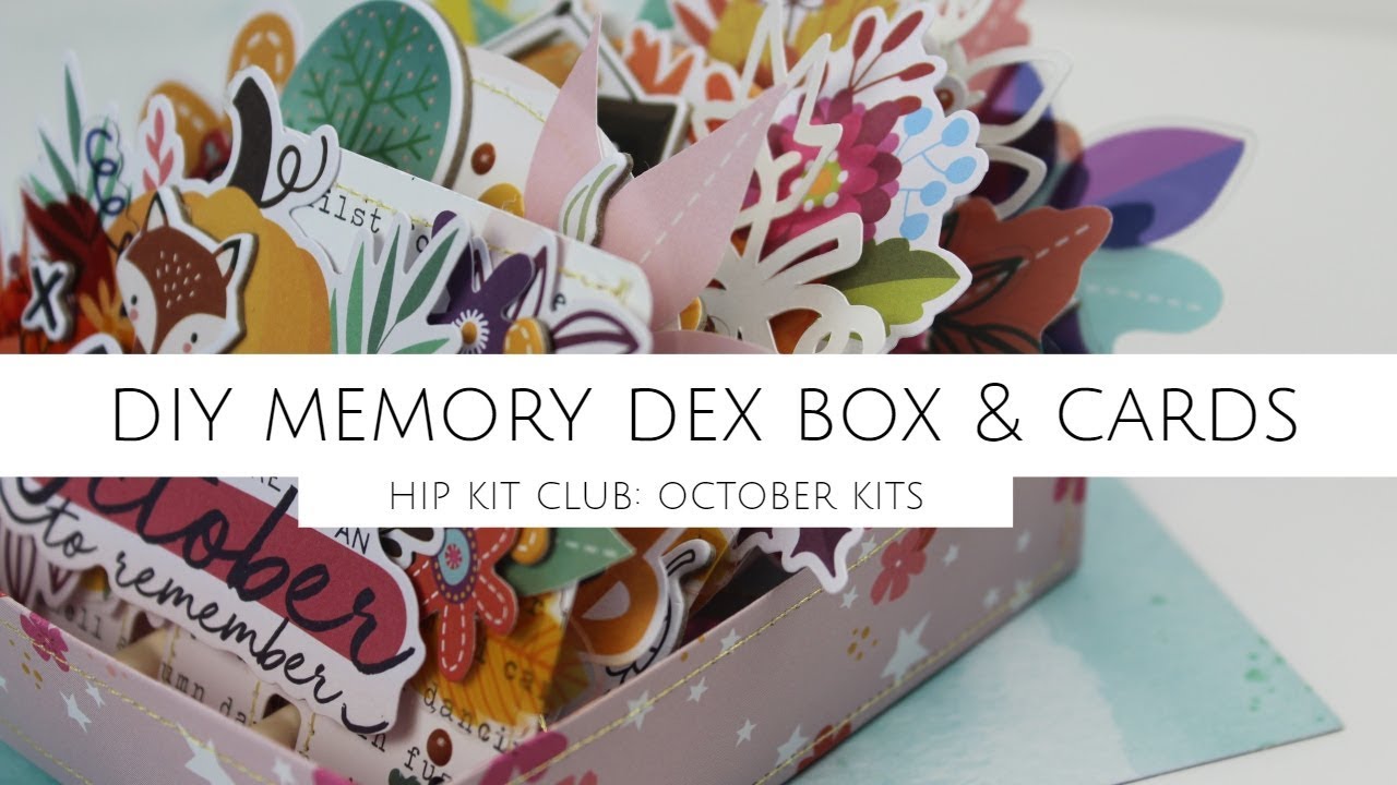 DIY Memory Dex Box & Cards | Amber Mitchell | Hip Kit Club