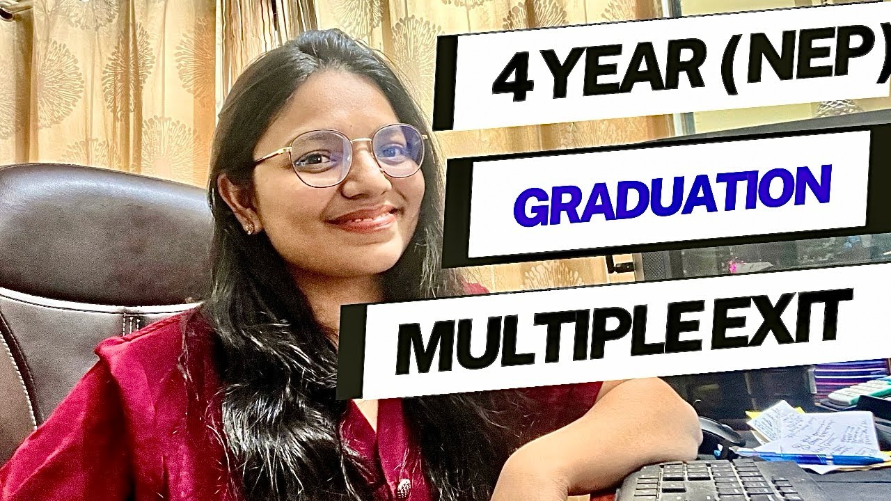 ✨4 YEAR GRADUATION DEGREE ✨Multiple Entry- Multiple Exit Scheme✨NEP 2020 ✨Direct PhD after UG✨