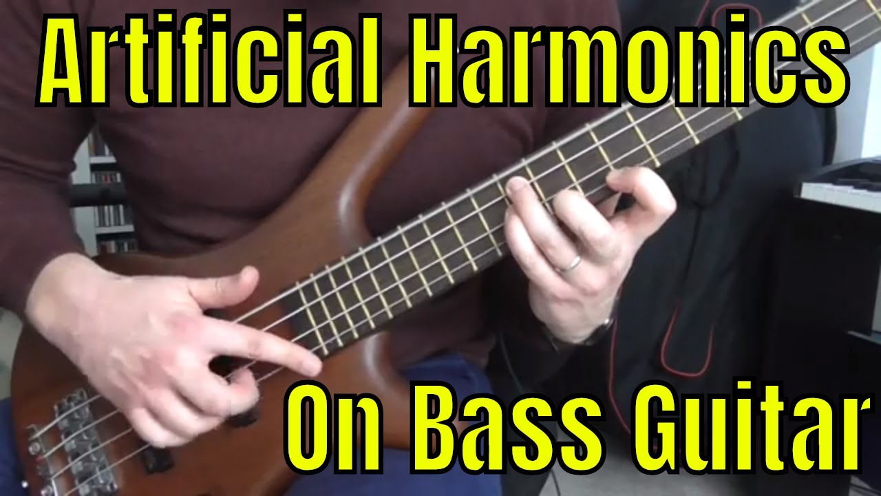 Artificial Harmonics - Harmonics on Bass Guitar - Part 2 - Bass Practice Diary - 8th January 2019