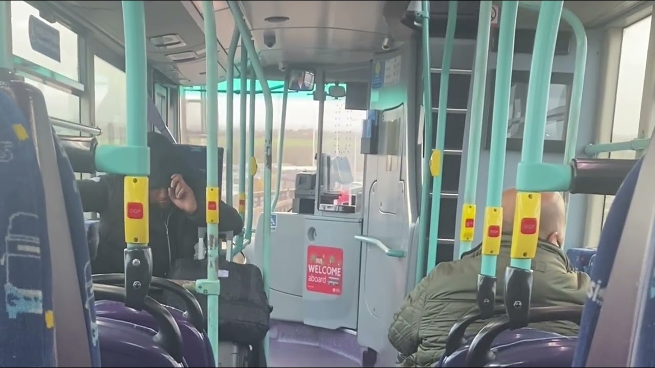 Full lower deck ride on x80 from Lakeside Bus Station to Bluewater Bus Station | BJ11 EBN