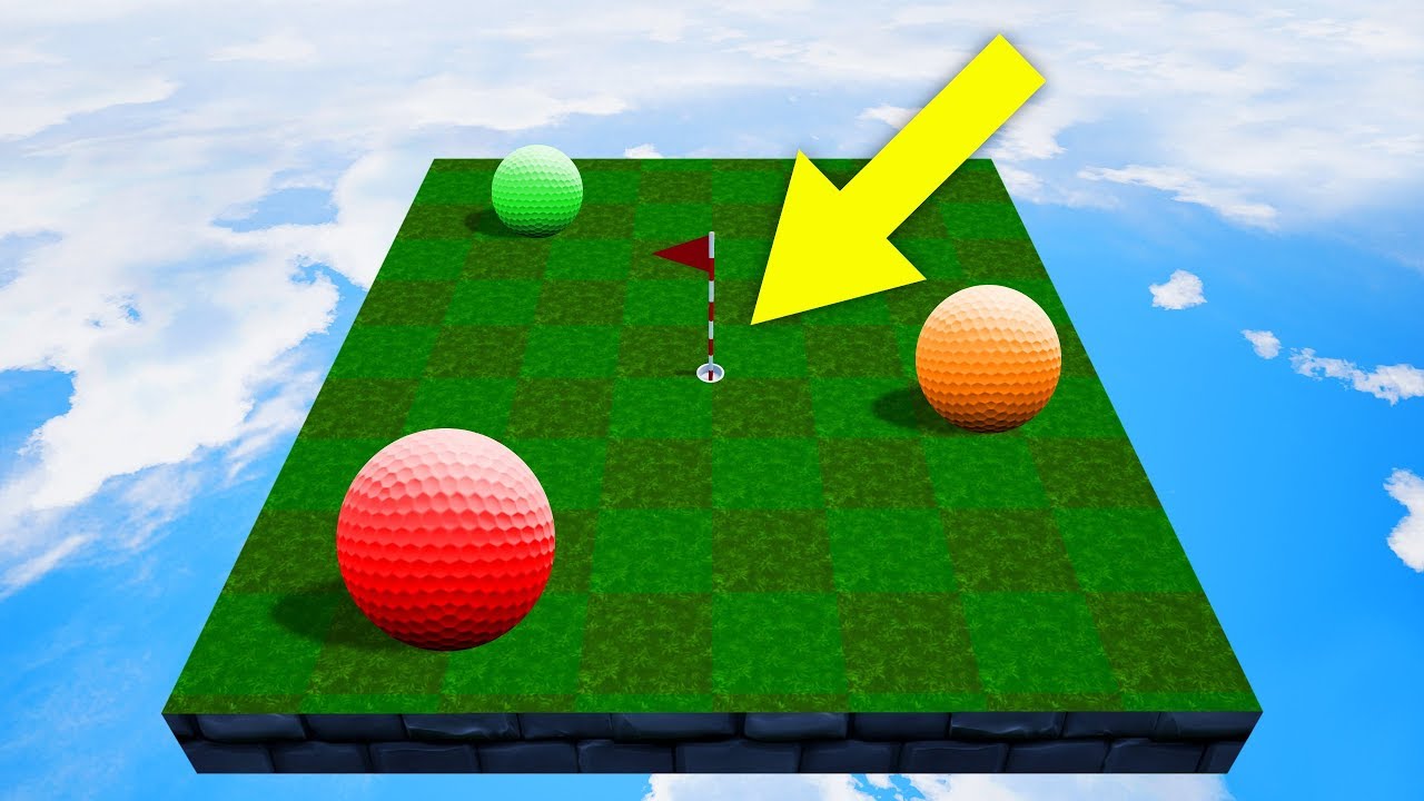 PLAYING ON A MINIATURE GOLF COURSE! (Golf It)