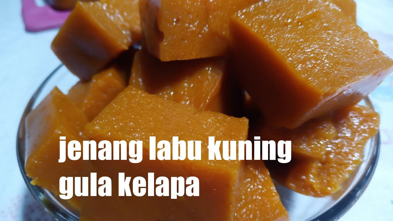cara membuat jenang labu kuning gula kelapa anti gagal