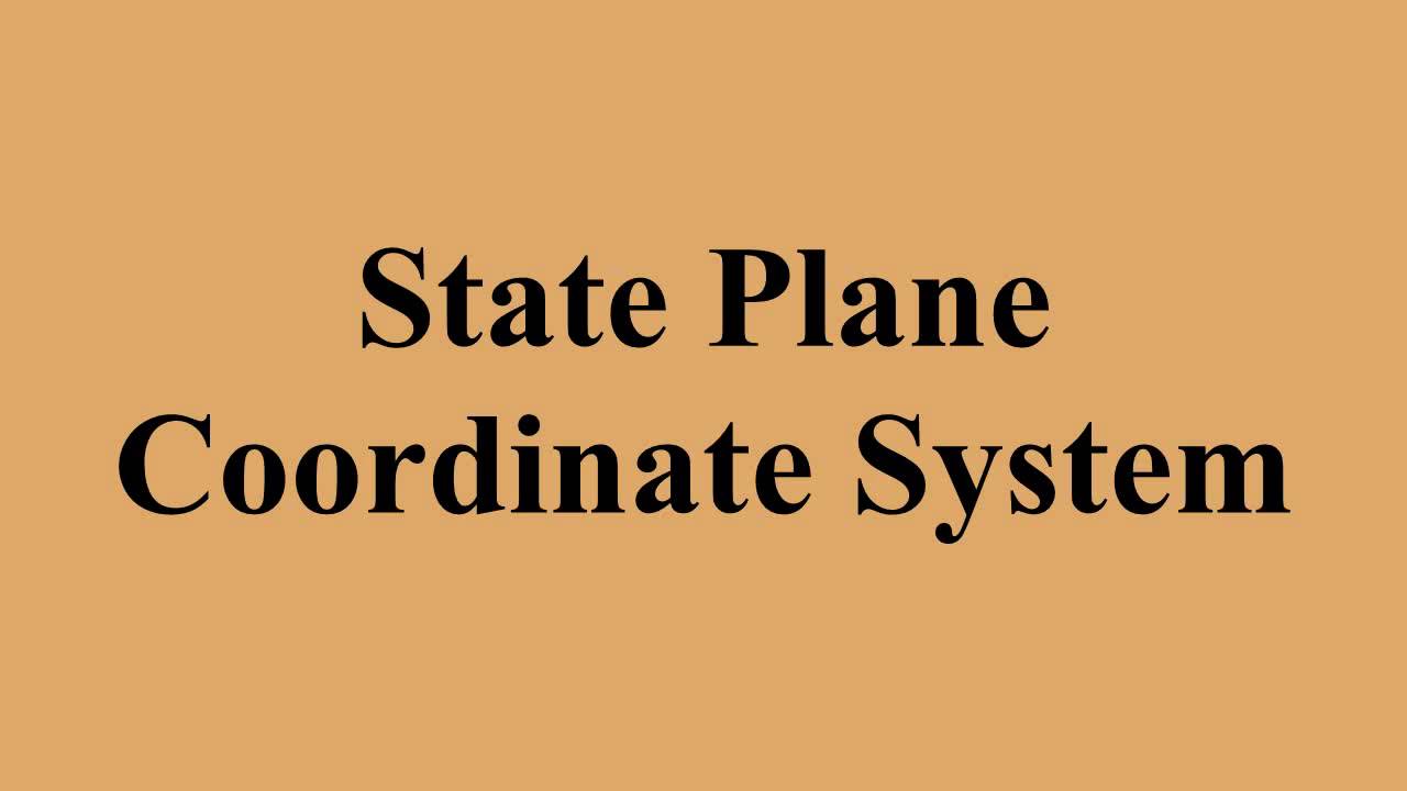State Plane Coordinate System